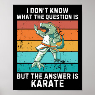Poster Dinossauro Eu Não Sei A Pergunta É A Resposta Eu