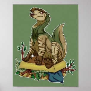 Poster Dinossauro Viajante