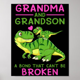 Poster Dinossauro Vovó e neto Uma Obrigação que não pode