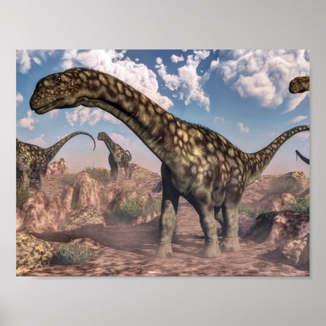 Poster Dinossauros argentinos (Frente)