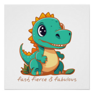 Pôster Dinossauros Ferozes