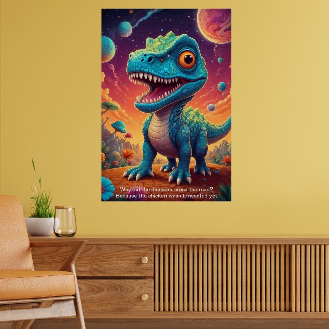 Poster Dinossauros no Espaço: Coleção de Aventuras (Sala de Estar 2)