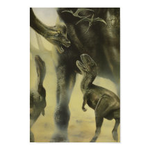 Dinossauros Vintage, Torvosaurus e Brachiosaurus