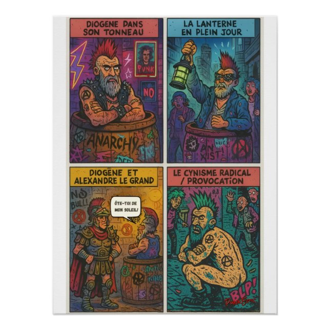 Pôster Diogène Punk (Frente)