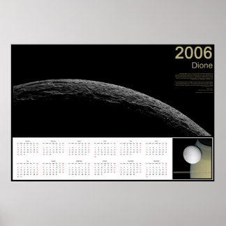 Pôster Dione 2006 Calendar