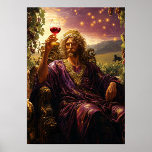 Poster Dioniso, Deus do Vinho e da Diversão - Mestre