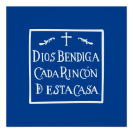 Pôster Dios bendiga cada rincon