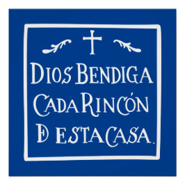 Pôster Dios bendiga cada rincon