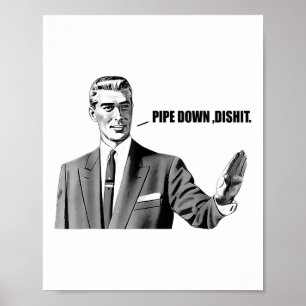 Poster Dip de Pipe para Baixo