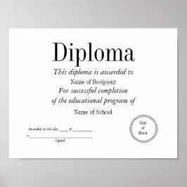 Poster Diploma