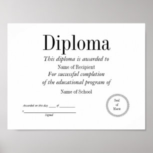 Poster Diploma