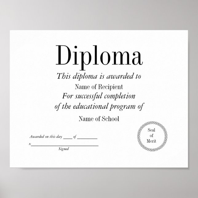 Poster Diploma (Frente)