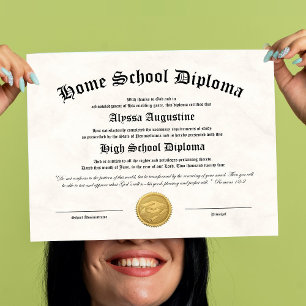 Poster Diploma de Ensino Domiciliar Religioso