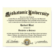 Diploma Universitário Miskatônico
