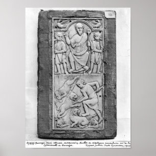 Pôster Diptych consular de Aetius, painel do righthand