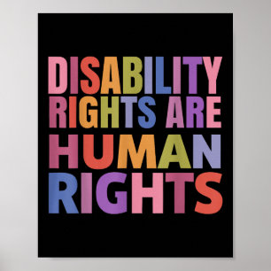 Poster Direitos das Pessoas com Deficiência São Direitos