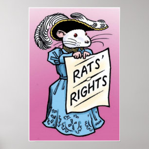 Pôster Direitos dos ratos
