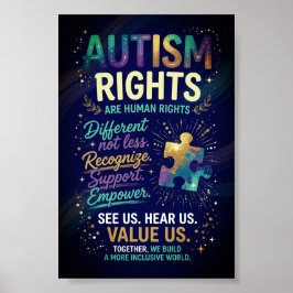 Poster Direitos Humanos do Autismo
