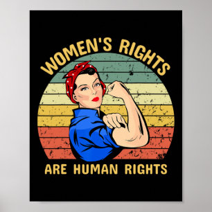 Poster Direitos Humanos Feminismo Mulheres Feministas Rb