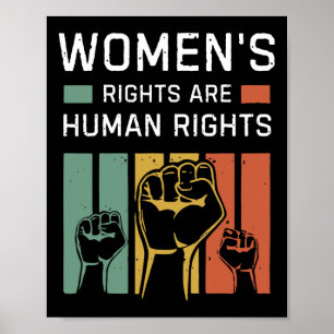 Poster Direitos Humanos Feminismo Mulheres Feministas Rb