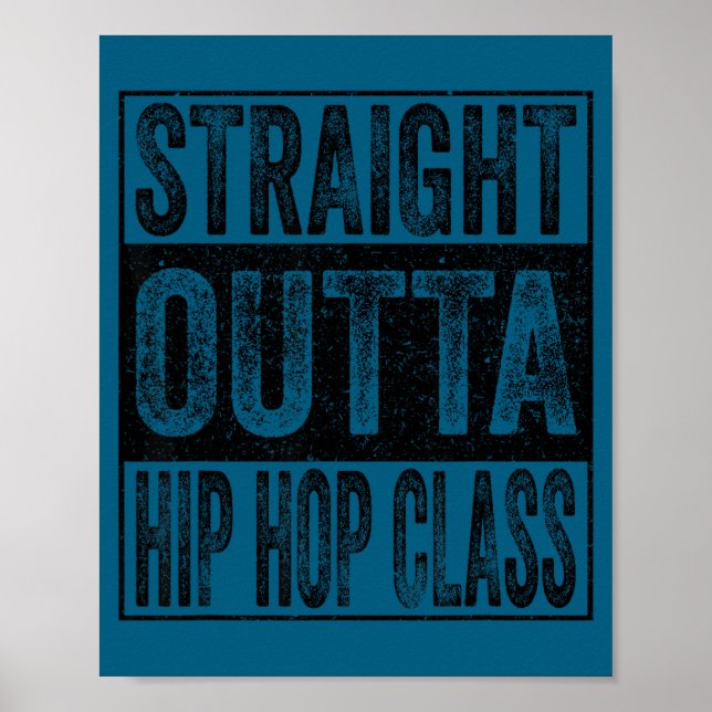 Poster Direto da aula de hip hop turma de 2026 (Frente)