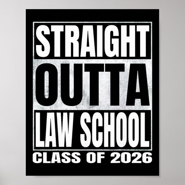 Poster Direto da Faculdade de Direito Formatura Engraçada (Frente)