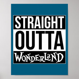Poster Direto de Wonderland Mad Hatter Manga Longa