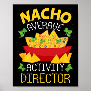 Poster Diretor de Atividade Média Nacho Diretor Cinco De