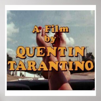 POSTER DIRETOR DO FILME DE TARANTINO QUENTIN