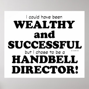 Pôster Diretor Rico do Handbell & bem sucedido