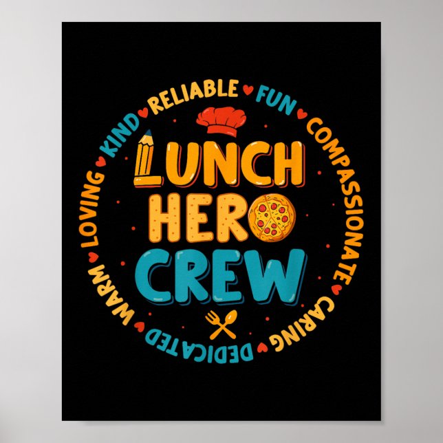 Poster Diretora De Almoços De Hero Squad Funny Cr (Frente)