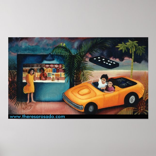 Pôster Dirigimos A Noite Toda "Manejamos fazer noche" (Frente)