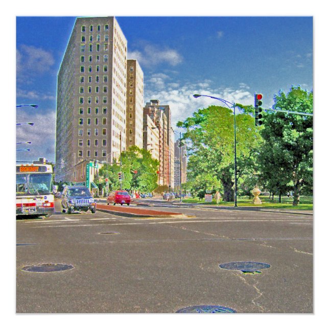 Pôster Dirigindo Pela Avenida Lincoln (Frente)