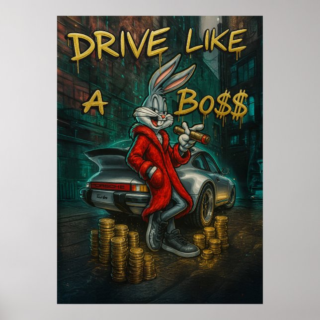 Poster dirigir como um chefe (Frente)