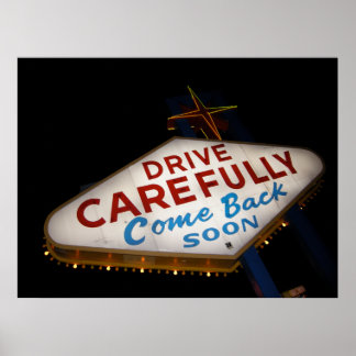 Pôster Dirija com cuidado