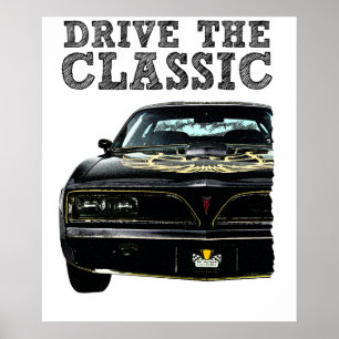 Poster dirija o pontiac firebird clássico