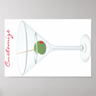 Poster Dirty Olive Martini Thunder_Cove