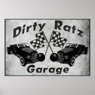 Pôster Dirty Ratz Garage