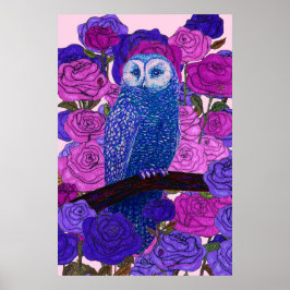 Poster Discerning Owl