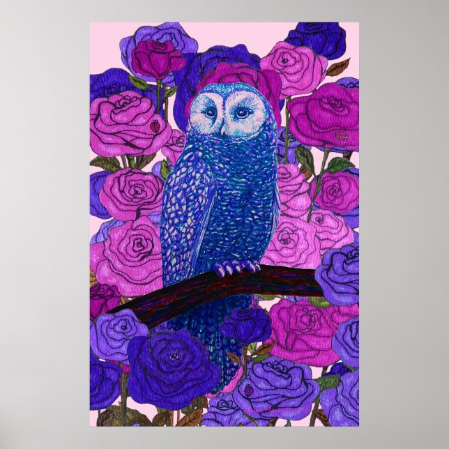 Poster Discerning Owl (Frente)