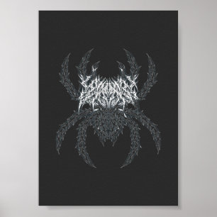 Poster Disciplina Aranha Ginásio Fitness Gráfico