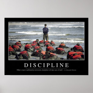 Pôster Disciplina: Citações inspiradas