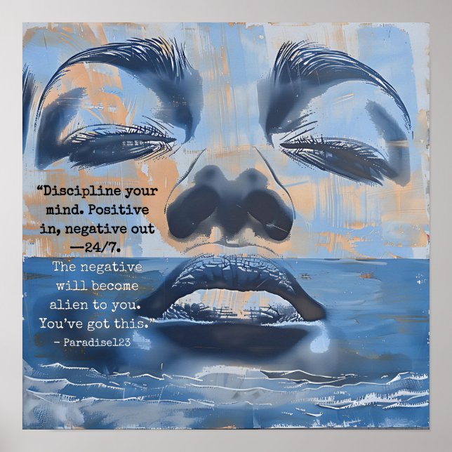 Poster Discipline a sua mente (Frente)