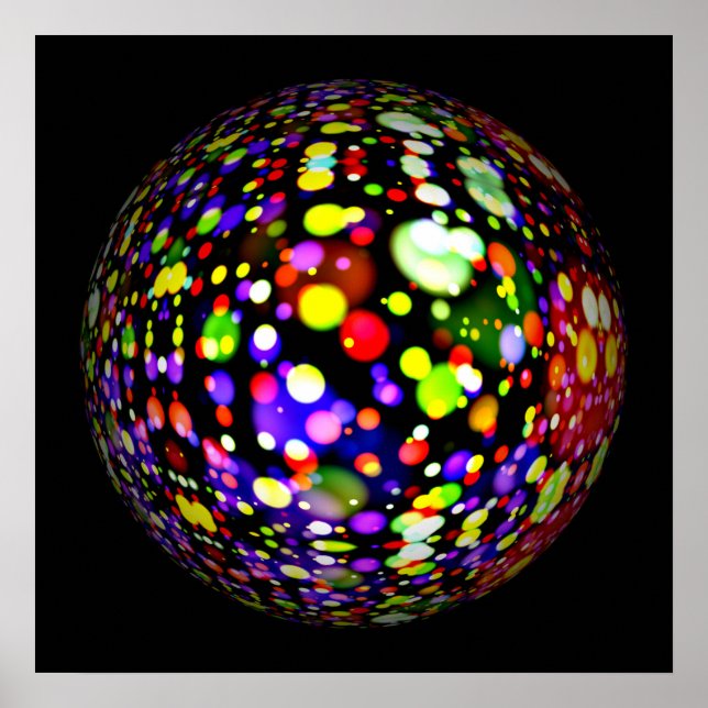 Poster Disco-ball-381907 COLORFUL BOHEK PARTITY CIRC (Frente)
