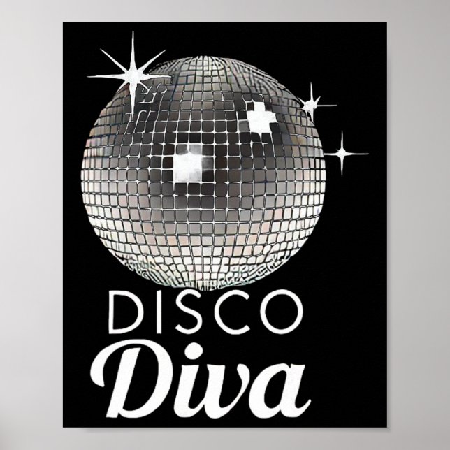 Poster Disco Ball Disco Diva Queen3 (Frente)