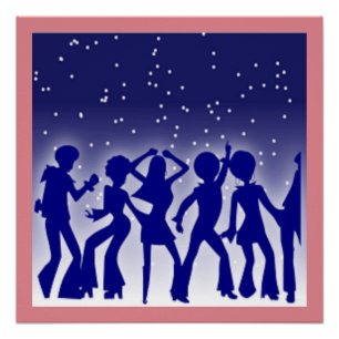 PÔSTER DISCO DANCERS