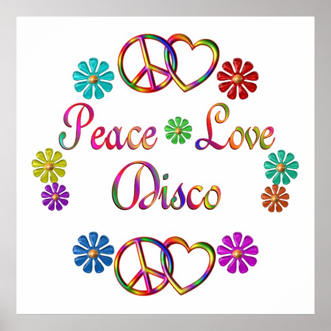 POSTER DISCO DE AMOR DE PAZ (Frente)