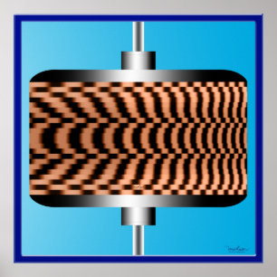 Pôster Disco de rotação rápida