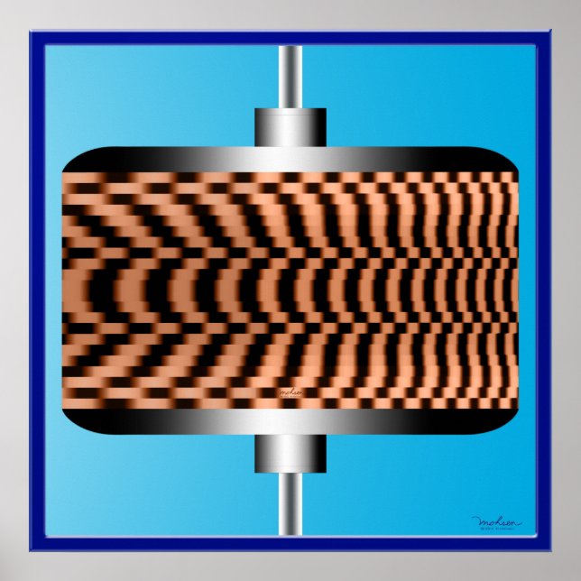 Pôster Disco de rotação rápida (Frente)