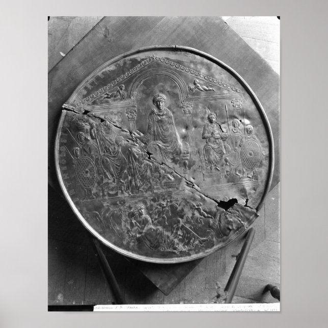 Pôster Disco de Theodosius I no Excelente, c.379-395 (Frente)